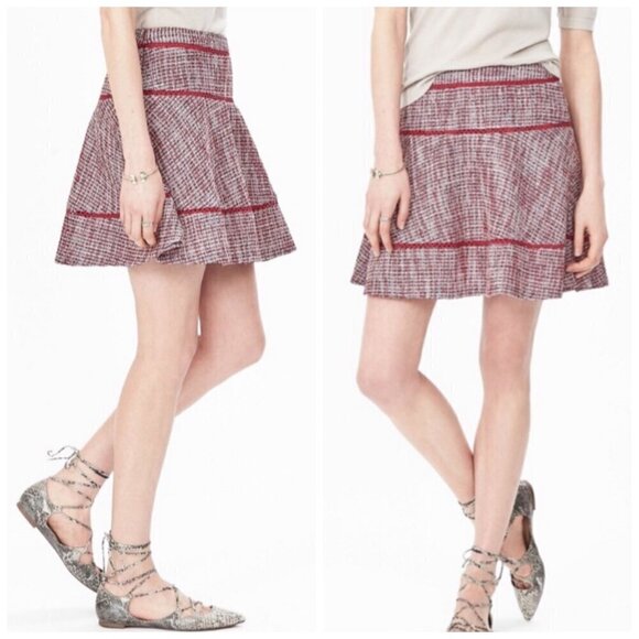 Banana Republic Tweed Mini Skirt, Size 2, New with tag - Picture 1 of 8